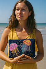 Load image into Gallery viewer, Velvet Zip Pouch