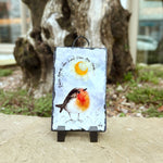 Load image into Gallery viewer, Robins Appear Hanging Slate