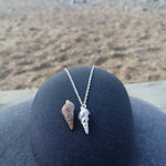 Load image into Gallery viewer, Pelican's Foot Necklace, Llandanwg Silver