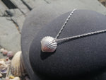 Load image into Gallery viewer, Llandanwg Silver Large COCKLE SHELL pendant