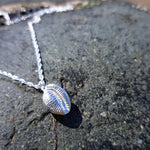 Load image into Gallery viewer, Cowrie Shell Necklace, Llandanwg Silver
