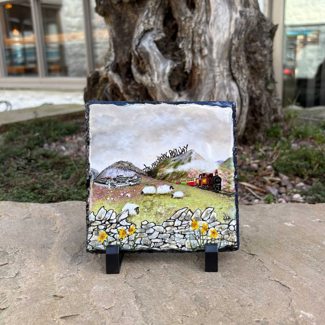 Ffestiniog Steam Railway Hanging Slate