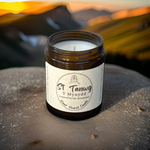 Load image into Gallery viewer, Y Mynydd (The Mountains) Hand Poured Candle, St Tanwg
