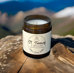 Load image into Gallery viewer, Y Mynydd (The Mountains) Hand Poured Candle, St Tanwg
