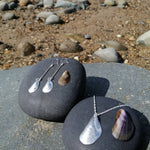 Load image into Gallery viewer, Llandanwg Silver Large MARINE MUSSEL SHELL pendant
